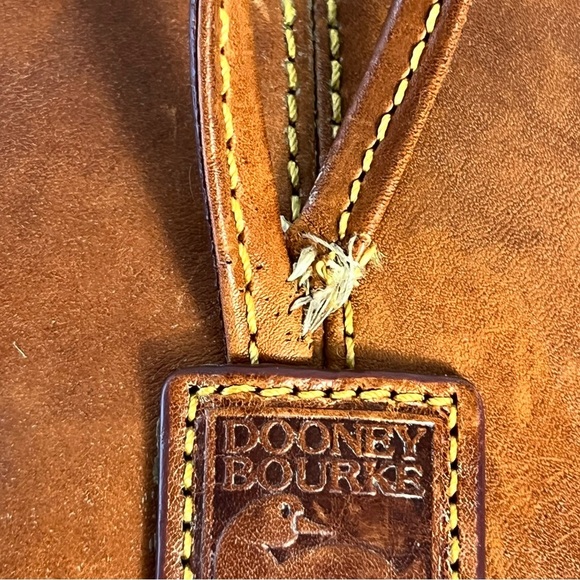 Dooney & Bourke Florentine Medium Toggle Crossbody In Natural Italian Leather - Picture 10 of 16